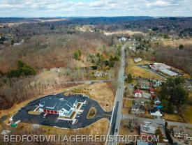 Aerial perspective of the new headquarters at 550 Old Post Road. Photo by Peter T Michaelis